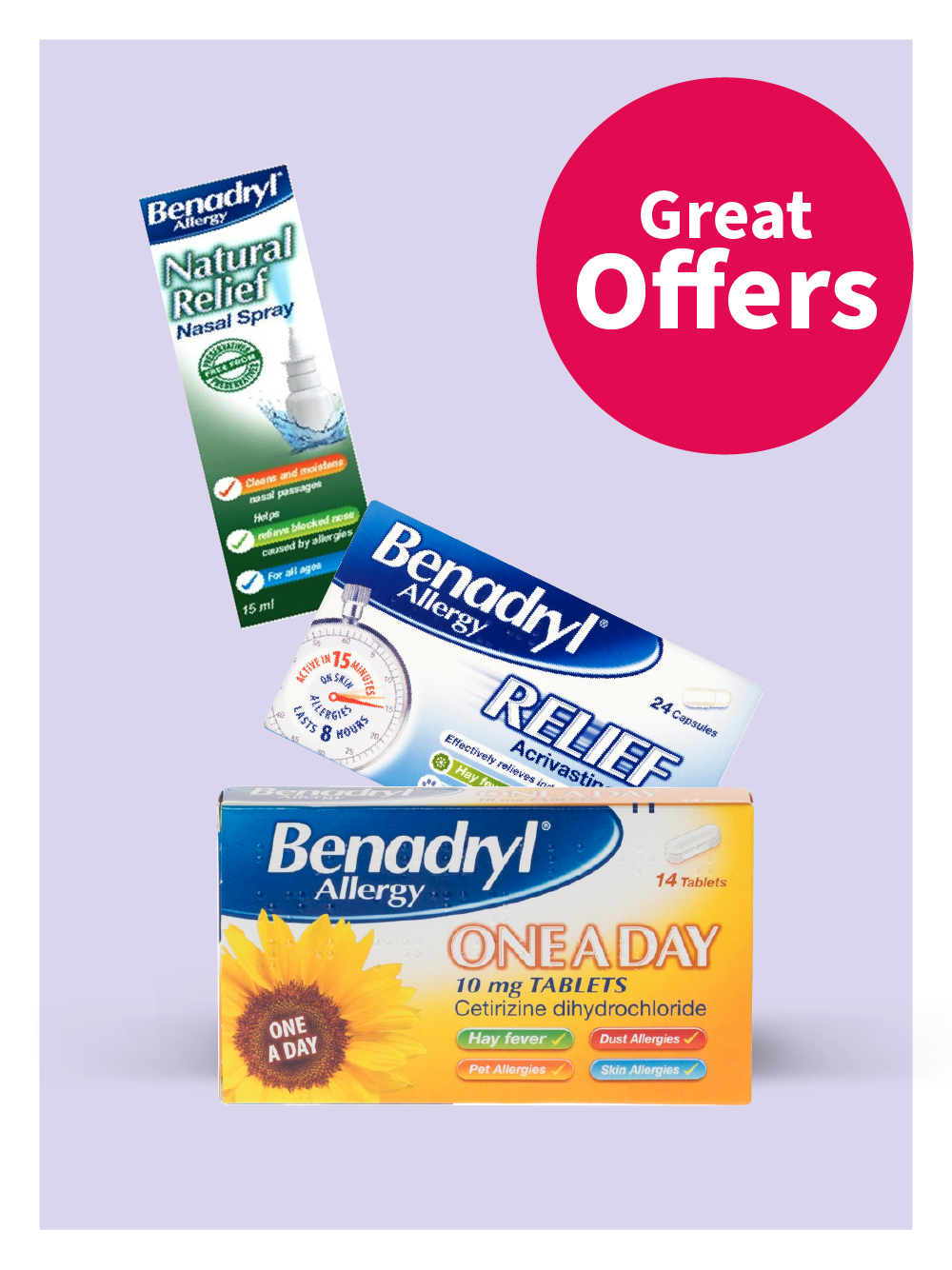 Great Offers on selected Benadry